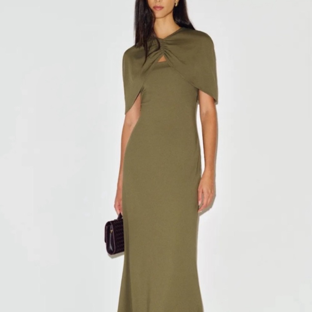 Reformation Jayden Knit Dress grove